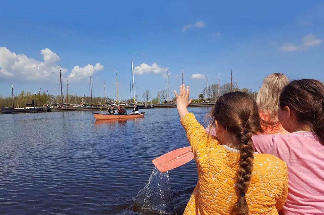 Chalet Op Camping Lauwersoog Met 3 Slaapkamers En Vaatwasser - Joycasa Exterior foto